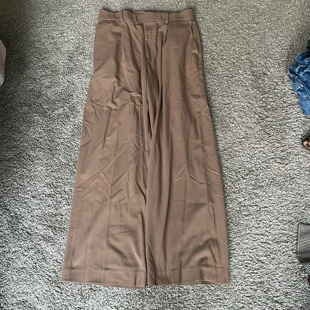 Uniqlo wide leg trousers